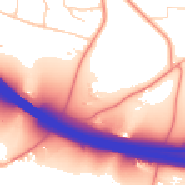 Daytime road noise heatmap for SL3 6HX