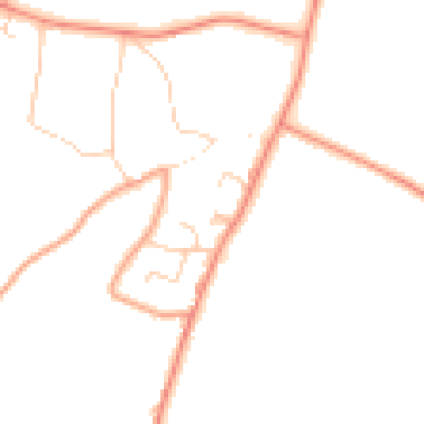 Daytime road noise heatmap for SL3 6NS