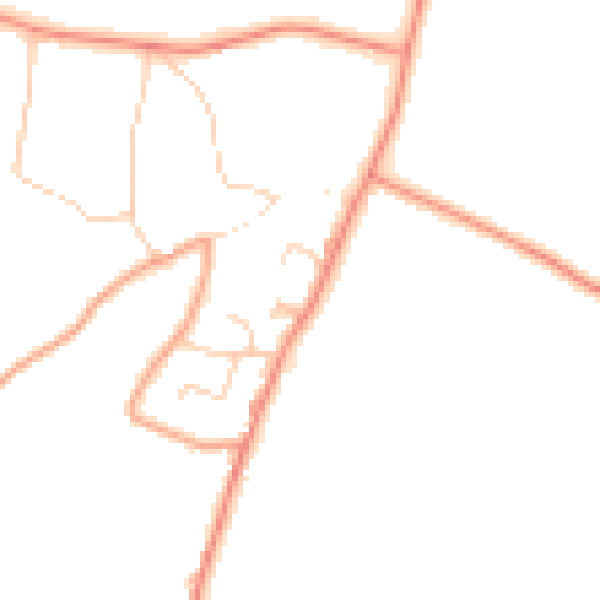 Daytime road noise heatmap for SL3 6NT