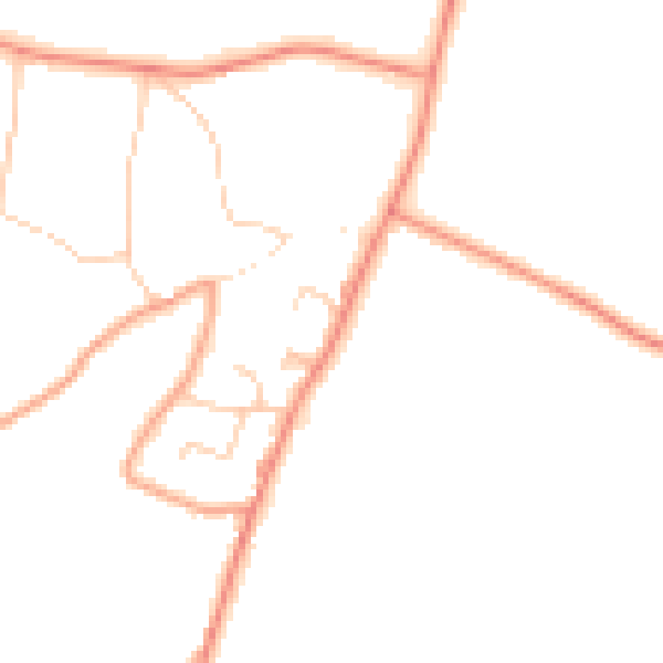 Daytime road noise heatmap for SL3 6NU