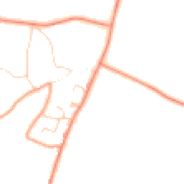 Daytime road noise heatmap for SL3 6NX