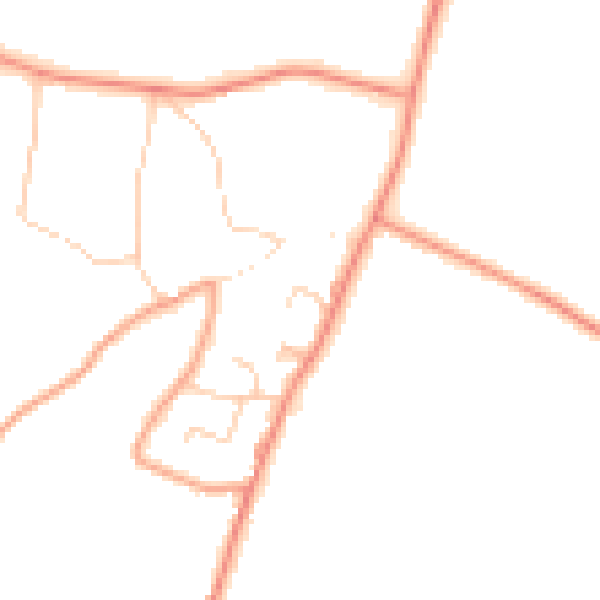 Daytime road noise heatmap for SL3 6NZ