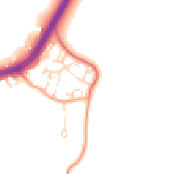 Daytime road noise heatmap for SL3 6RF