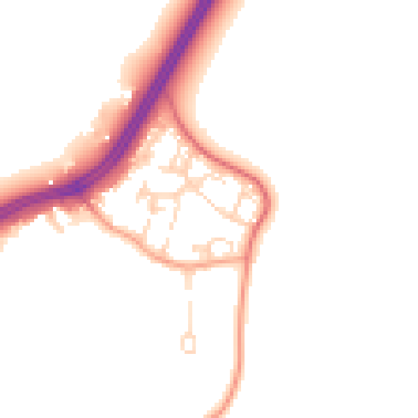 Daytime road noise heatmap for SL3 6RG