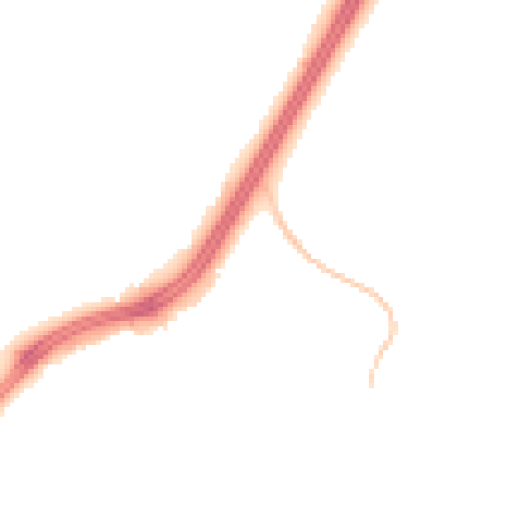 Night-time road noise heatmap for SL3 6RP