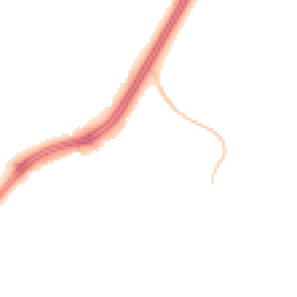 Night-time road noise heatmap for SL3 6SA