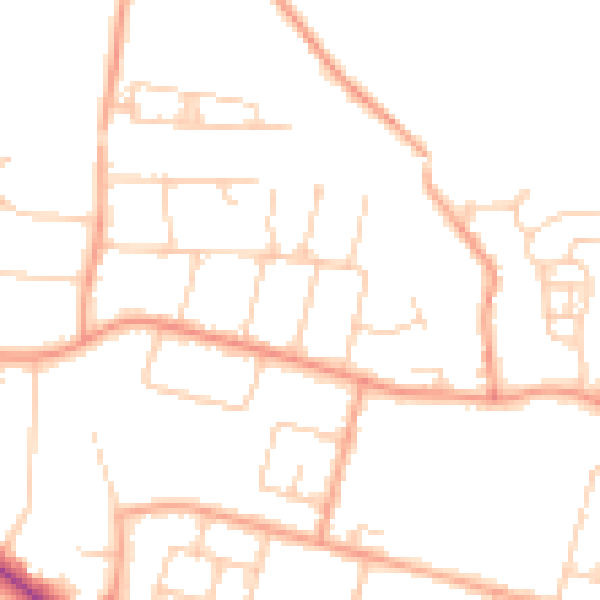 Daytime road noise heatmap for SL3 7DQ