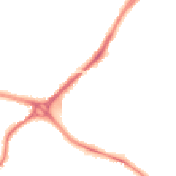 Night-time road noise heatmap for SL3 7DR