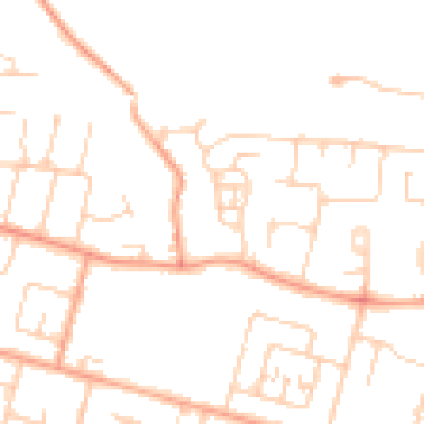 Daytime road noise heatmap for SL3 7EZ