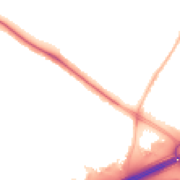 Night-time road noise heatmap for SL3 7HY