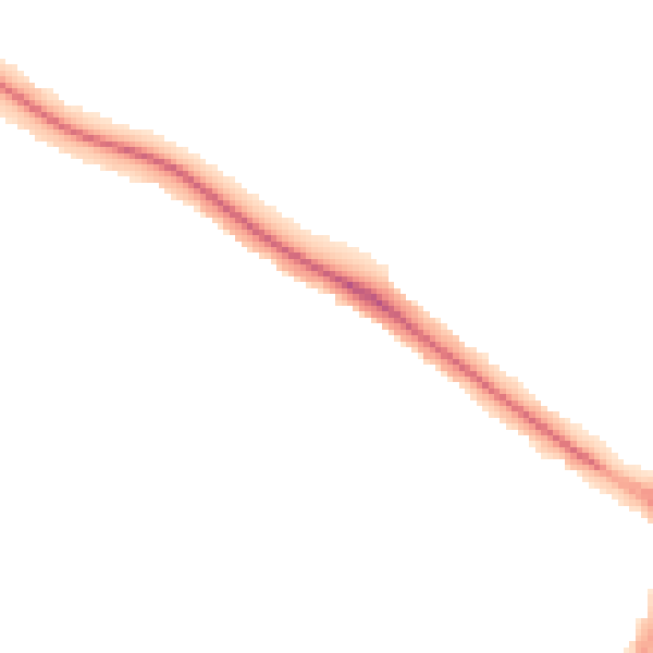 Night-time road noise heatmap for SL3 7JT