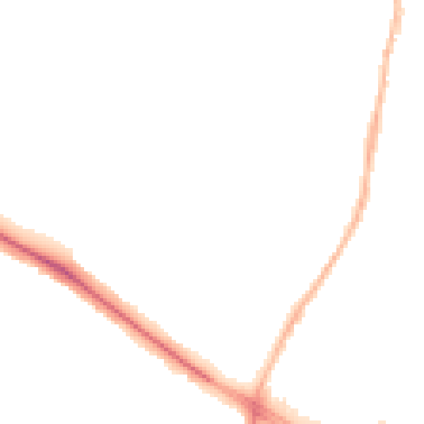 Night-time road noise heatmap for SL3 7QY