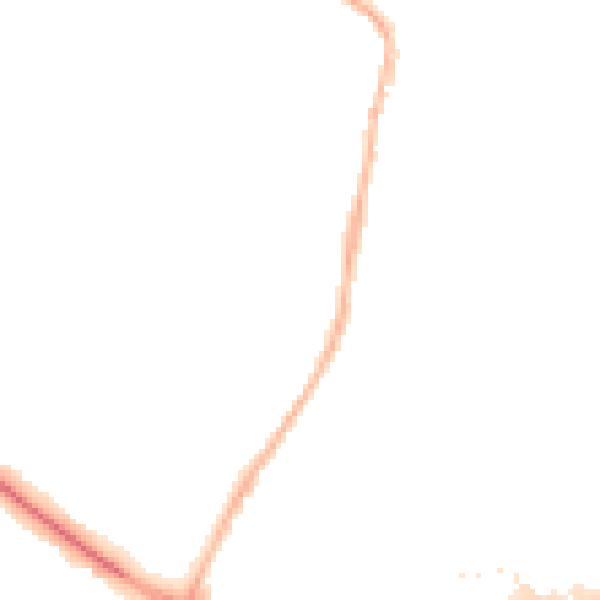 Night-time road noise heatmap for SL3 8BZ