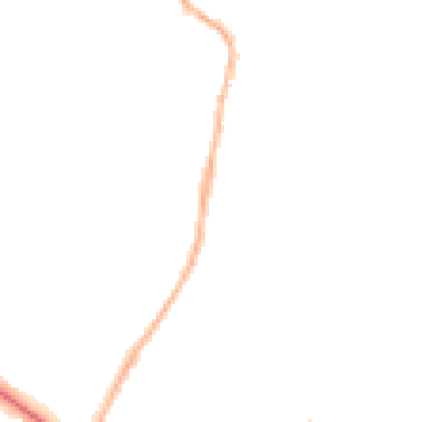 Night-time road noise heatmap for SL3 8LG