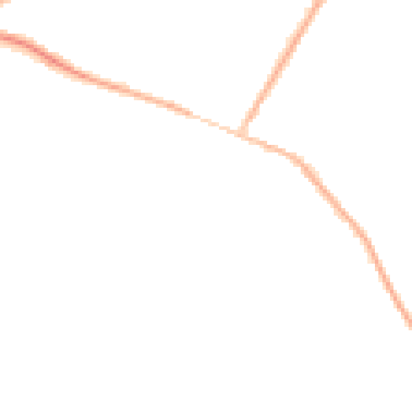 Night-time road noise heatmap for SL3 9EW