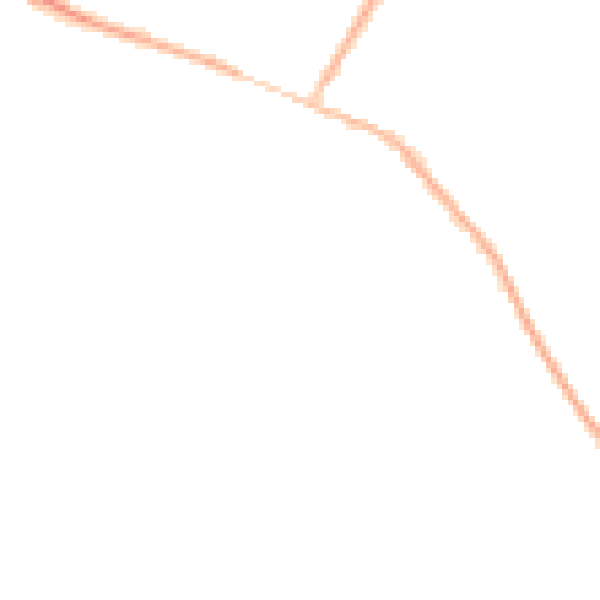 Night-time road noise heatmap for SL3 9JD