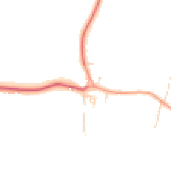 Daytime road noise heatmap for SL3 9NX