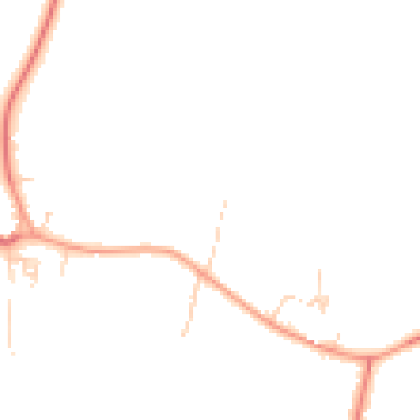 Daytime road noise heatmap for SL3 9PB