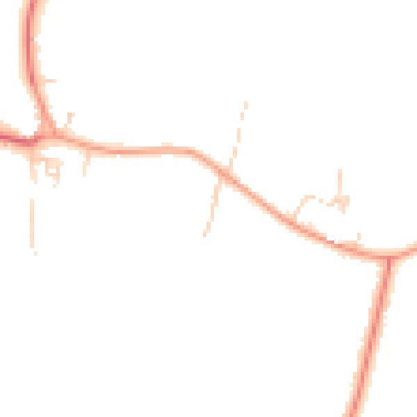 Daytime road noise heatmap for SL3 9PW