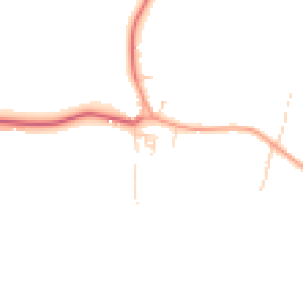 Daytime road noise heatmap for SL3 9QD