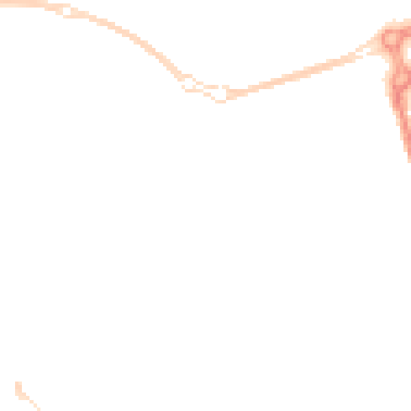Night-time road noise heatmap for SN1 1AE