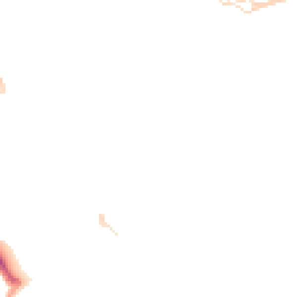 Night-time road noise heatmap for SN1 1BT