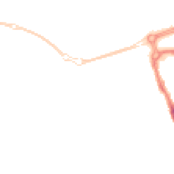 Night-time road noise heatmap for SN1 1DP