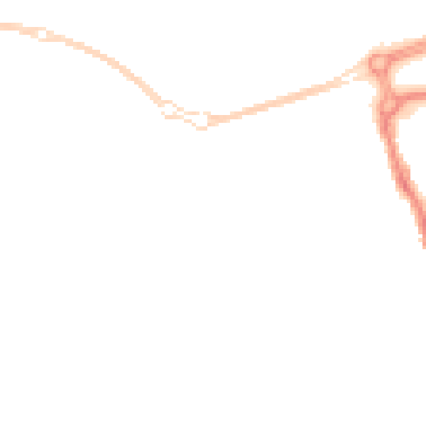 Night-time road noise heatmap for SN1 1DR