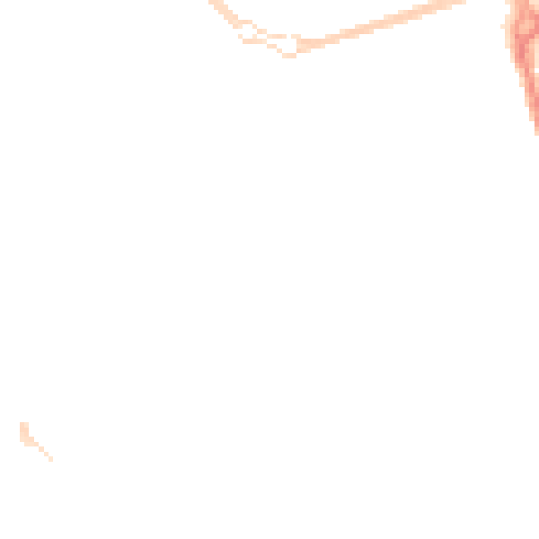 Night-time road noise heatmap for SN1 1EA