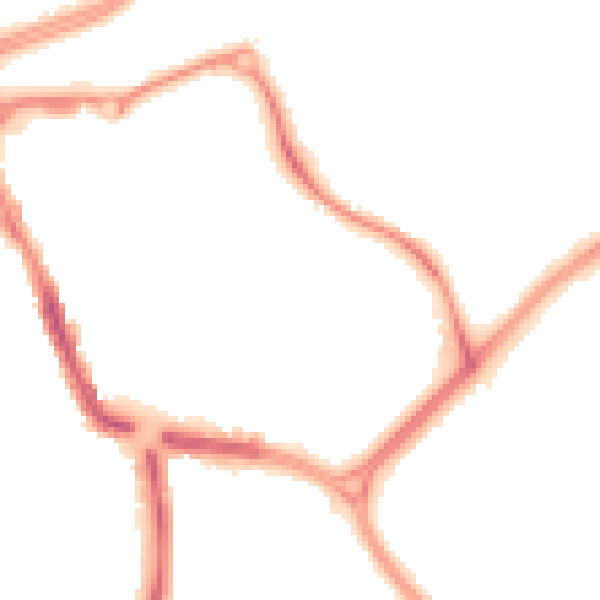 Night-time road noise heatmap for SN1 2GL