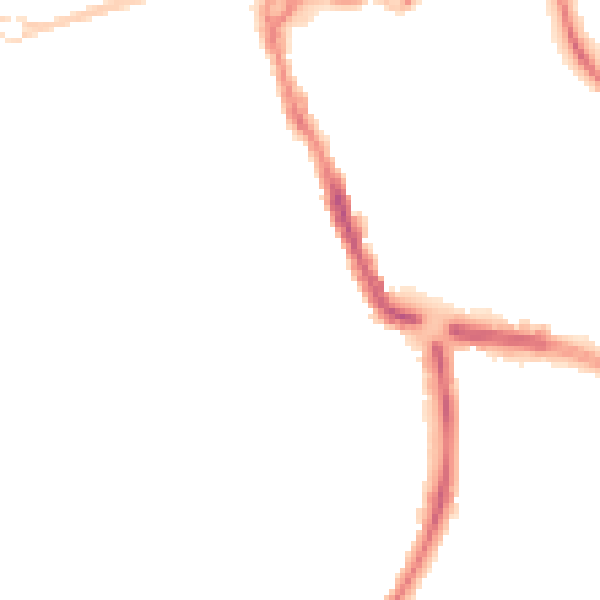 Night-time road noise heatmap for SN1 2HA