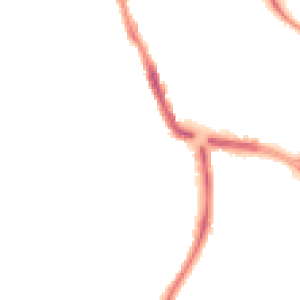 Night-time road noise heatmap for SN1 2LJ