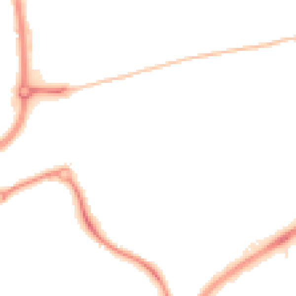 Night-time road noise heatmap for SN1 2PX