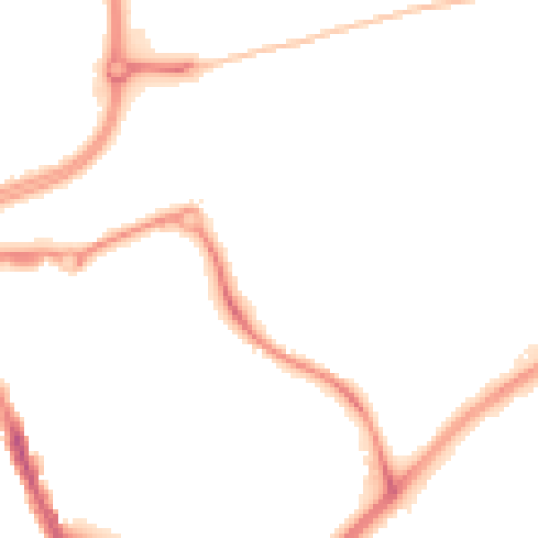 Night-time road noise heatmap for SN1 2QN