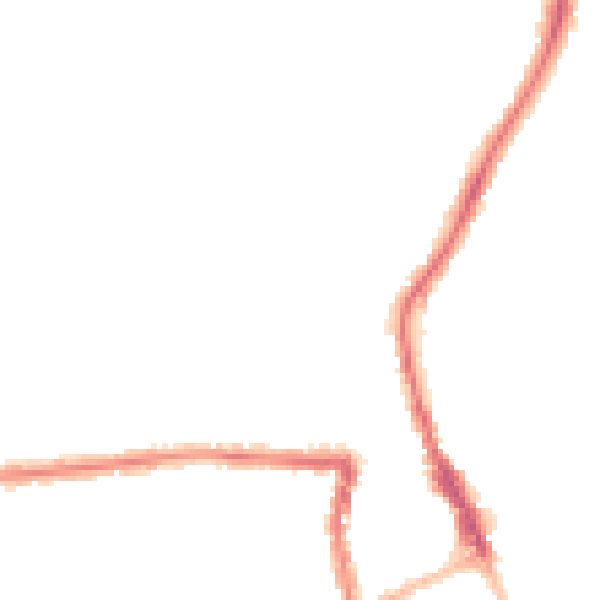 Night-time road noise heatmap for SN1 3DD
