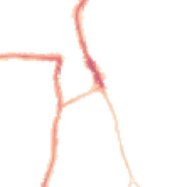 Night-time road noise heatmap for SN1 3FN