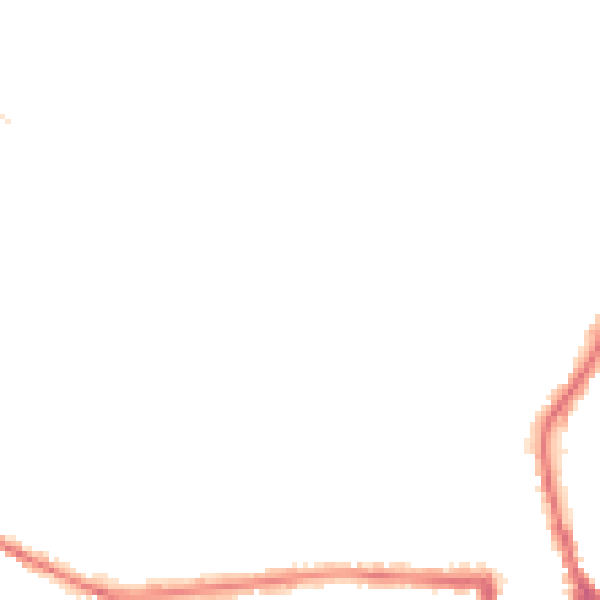 Night-time road noise heatmap for SN1 3JE