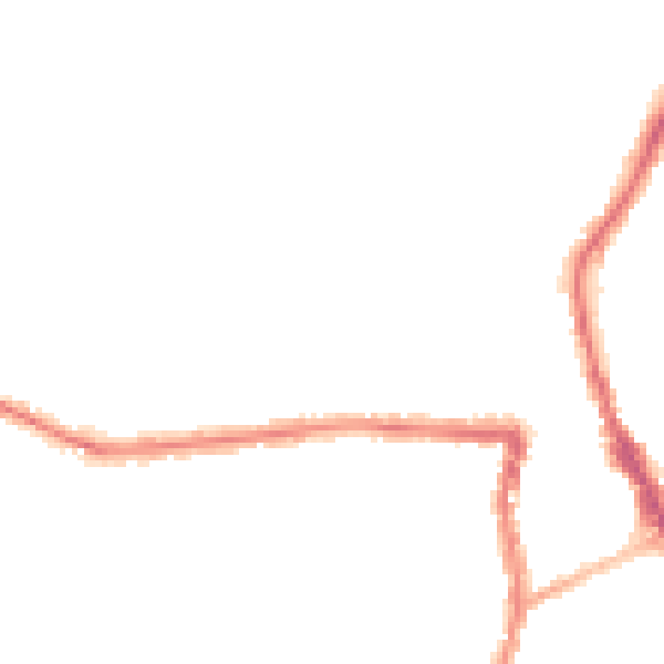 Night-time road noise heatmap for SN1 3PA