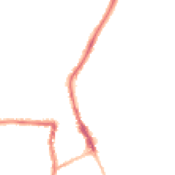 Night-time road noise heatmap for SN1 3RT