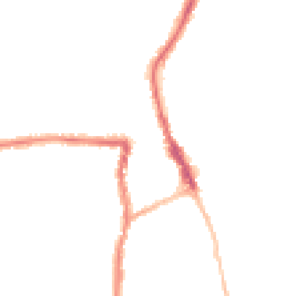 Night-time road noise heatmap for SN1 4AN