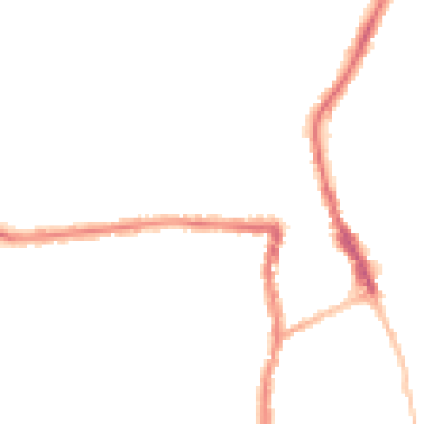 Night-time road noise heatmap for SN1 4BA