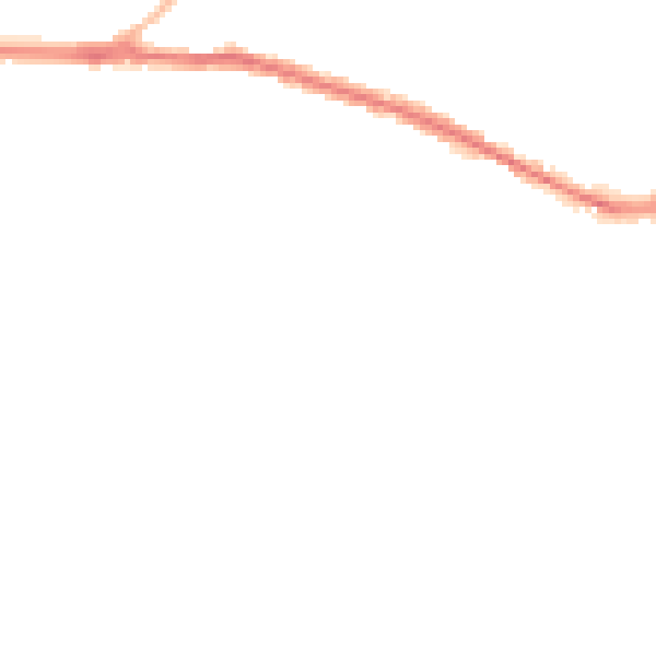 Night-time road noise heatmap for SN1 4GA