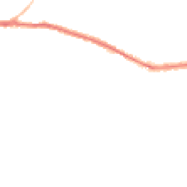 Night-time road noise heatmap for SN1 4GW