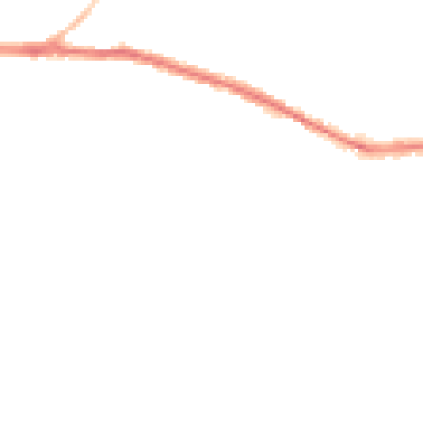 Night-time road noise heatmap for SN1 4GX