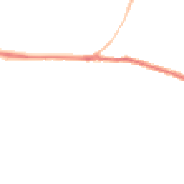 Night-time road noise heatmap for SN1 4PN