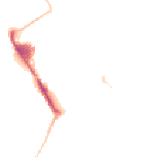 Night-time road noise heatmap for SN1 5ED
