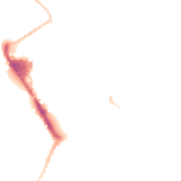 Night-time road noise heatmap for SN1 5EG