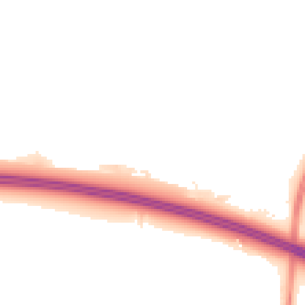Night-time road noise heatmap for SN1 7AU