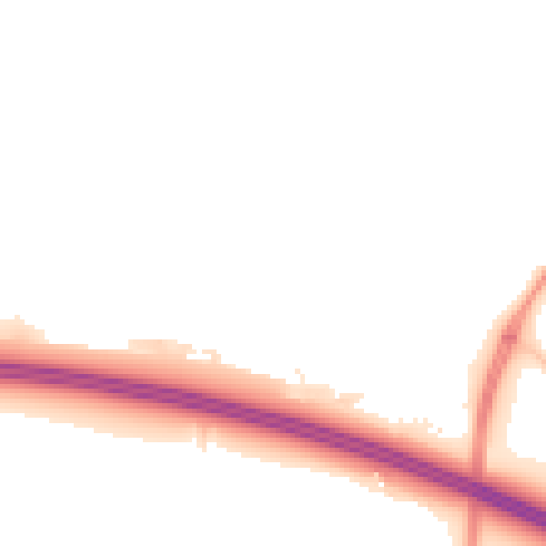 Night-time road noise heatmap for SN1 7BA