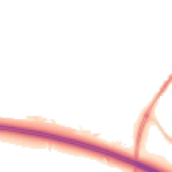 Night-time road noise heatmap for SN1 7BF
